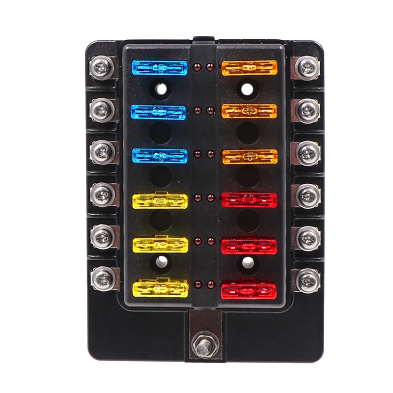 12V 24V плавкий предохранитель держатель 12/10/6 способы изменение предохранителей