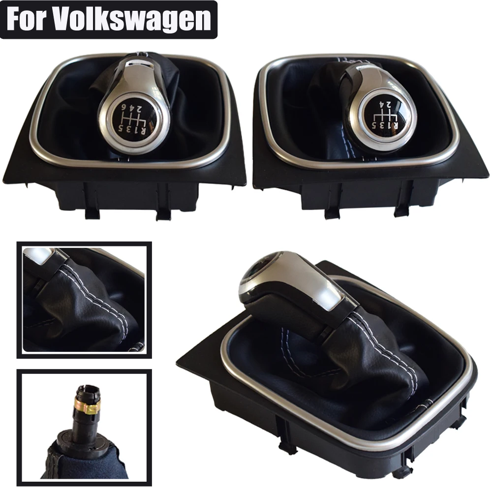 Для VW Golf 6 5 A5 MK5 GTI GTD R32 2004 2008 Scirocco MT ручка переключения передач рычаг гаитер Крышка