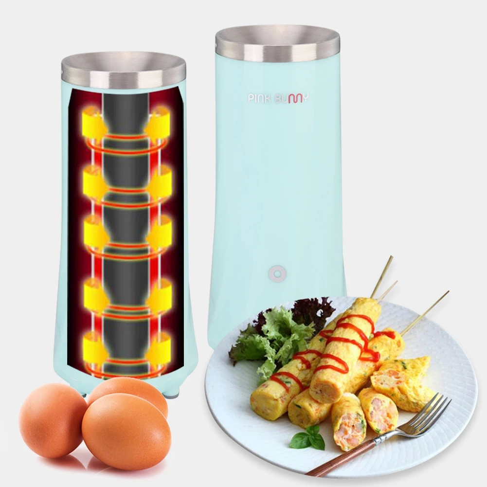 

Automatic Egg Roll Maker DIY Electric Egg Sandwich Cooker Kitchen Breakfast Scrambled Egg Sausage Boiler Machine 220V 80W