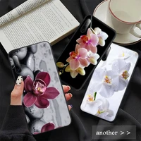 orchid phone case for redmi note 6 8 9 10 pro 10 9s 8t 7 5a 5 4 4x silicone cover