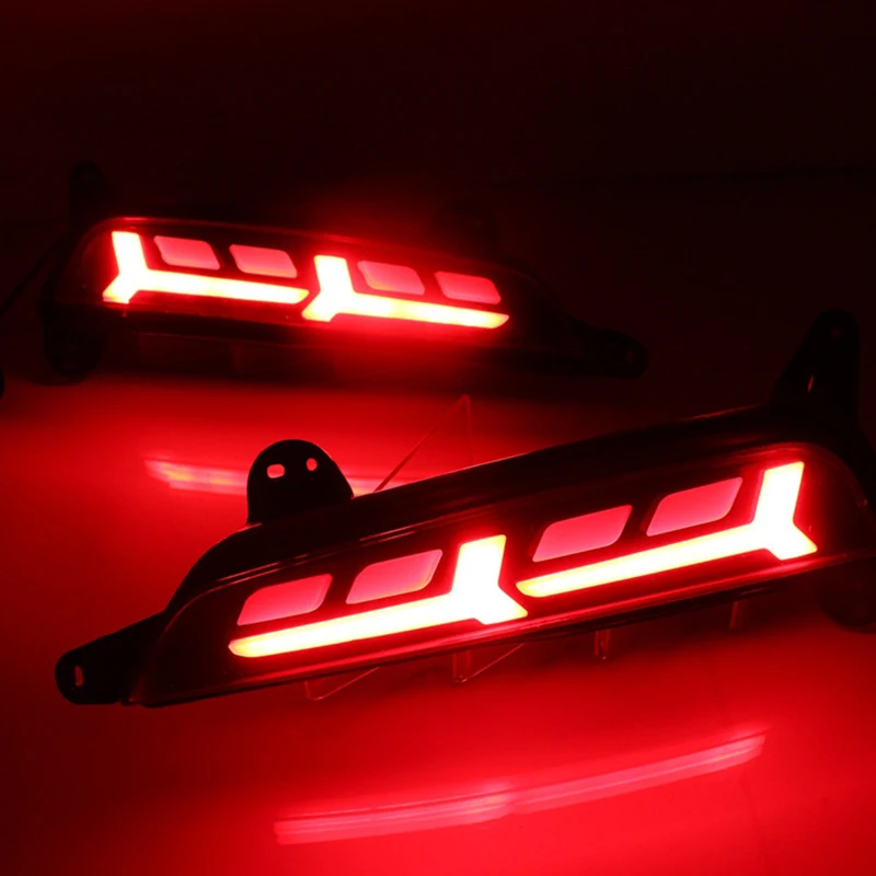 

Car LED Rear Bumper Light Reflector Light Rear Driving Brake Light Lamp Assembly for Hyundai Creta IX25 2014-2017