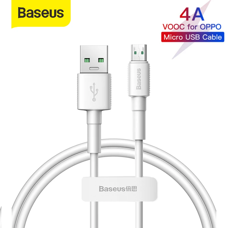 Кабель Micro USB Baseus 20 Вт для Xiaomi Redmi Android 4A кабель быстрой зарядки и передачи данных OPPO