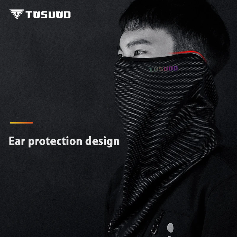 TOSUOD зимняя полумаска для лица маска страйкбола сохраняющая тепло велосипедная
