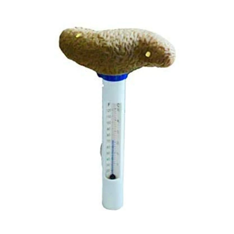 

Floating Pool Thermometer Prank Temperature Gauge Creative Stool Shaped Water with String Tub Pond Swim Pool Thermoregulator