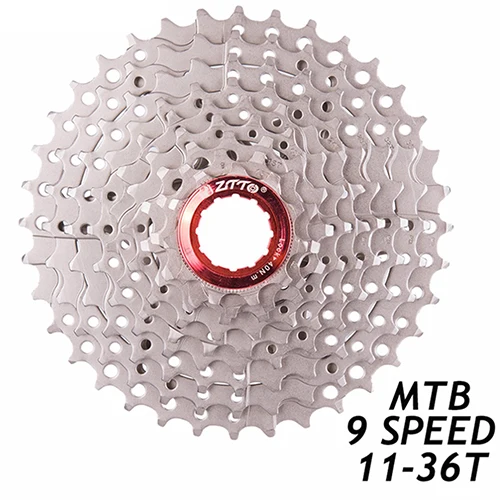 9S 11-36T ZTTO велосипедная обгонная муфта 11-32t 11-36t MTB 9 скоростная кассета широкого соотношения горный велосипед звездочки для молодых мам SH M370 M430 M4000 M590 M3000 - Цвет: 9S 11-36T