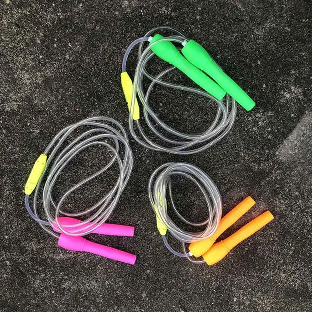 

Hot Sale Kids Skipping Rope Neutral Plastic Colorful Flash Jump Rope Sports Led Light Skipping Rope Dropshipping