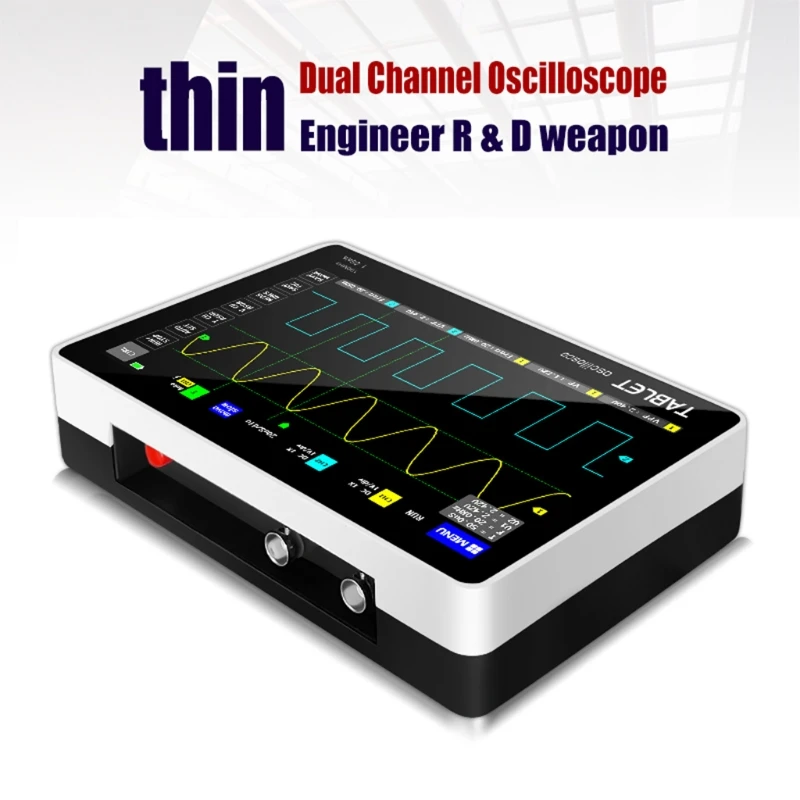 Новый FNIRSI 1013D сенсорный Экран мини планшет Многофункциональный двухканальный 100 м пропускная способность 1GS частота дискретизации планшетный компьютер Oscillosc