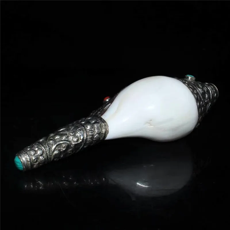 Коллекция китайской ручной работы непальская Серебряная раковина Тибета