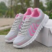 2021 womens sports shoes vulcanized shoes ladies casual shoes breathable walking mesh flat shoes large lovers shoes white shoes