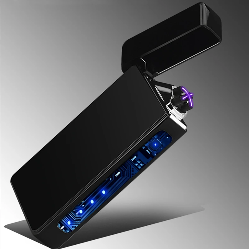 Ветрозащитная двухдуговая прикуриватель с дисплеем мощности новинка