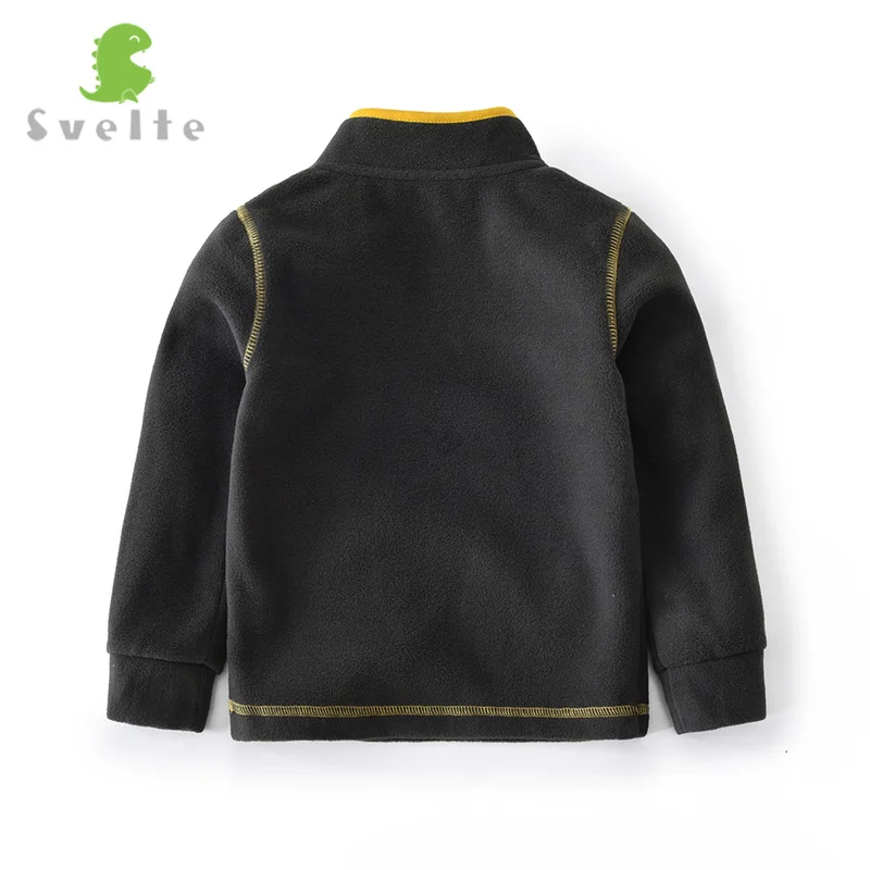 Флисовые пуловеры для мальчиков SVELTE толстовки с капюшоном и полумолнией детские