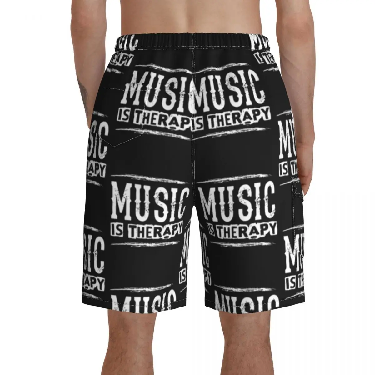 

Letter Board Shorts Bathing Swimming Trunks Polyester Funny Men Swim Trunks