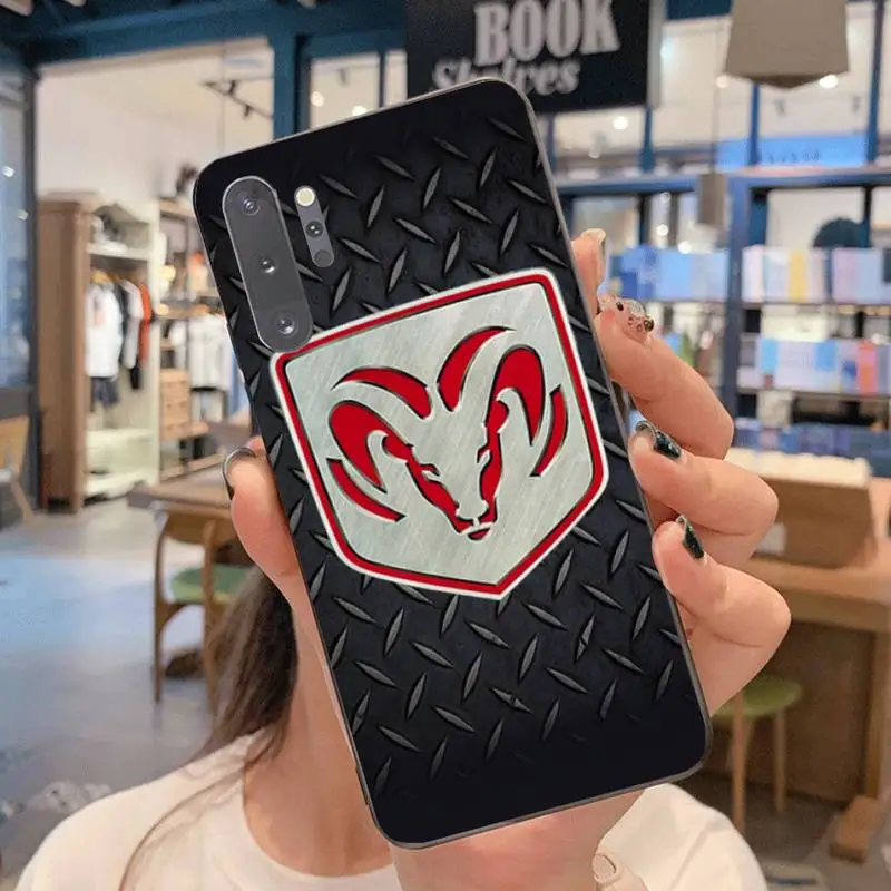 

Dodge Sport Car Logo Phone Case For Samsung Galaxy Note20 ultra 7 8 9 10 Plus lite J7 J8 Plus 2018 Prime M21