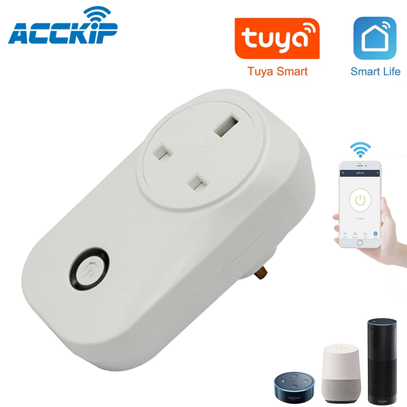 Смарт розетка ACCKIP с Wi Fi 1/2 шт.|Умные розетки| |