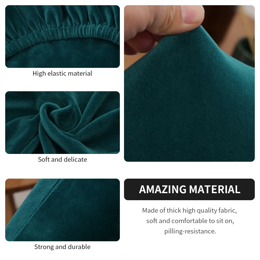 Plush Elastic Coffee Chair Sofa Cover Solid Color Leisure Stretch Bathtub Armchair Seat Protector Washable Slipcover1p#9 | Дом и сад