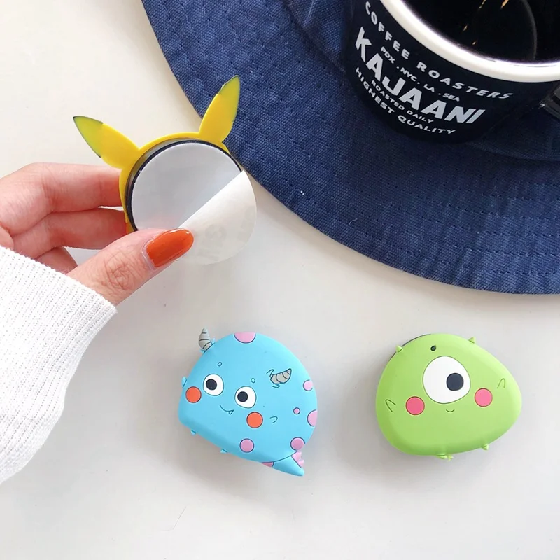 cartoon avocado silicone Multi-Function Phone Holder folding Bracket for mobile phone and small table. | Мобильные телефоны и