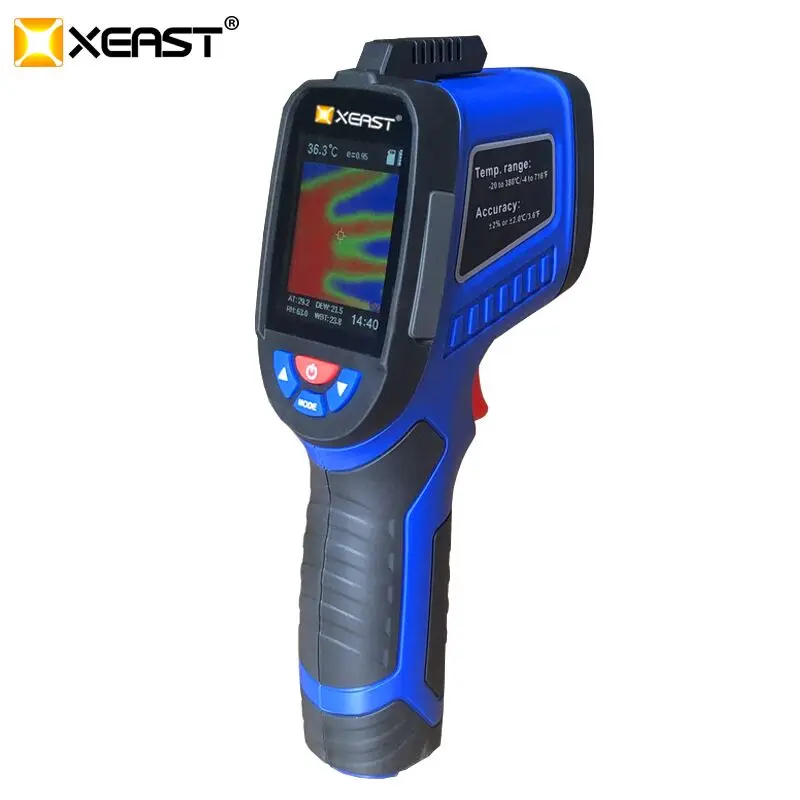XE-27 XE-26 XEAST портативный инфракрасный тепловизор детектор камера с хранения 32x32 разрешение 2,4 ''быстро захватывает экран - Цвет: XE-27