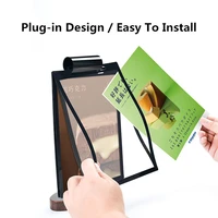 a4 flip acrylic sign holder 8 5x11 wood table menu display stand holder ad frame for restaurants hotels stores