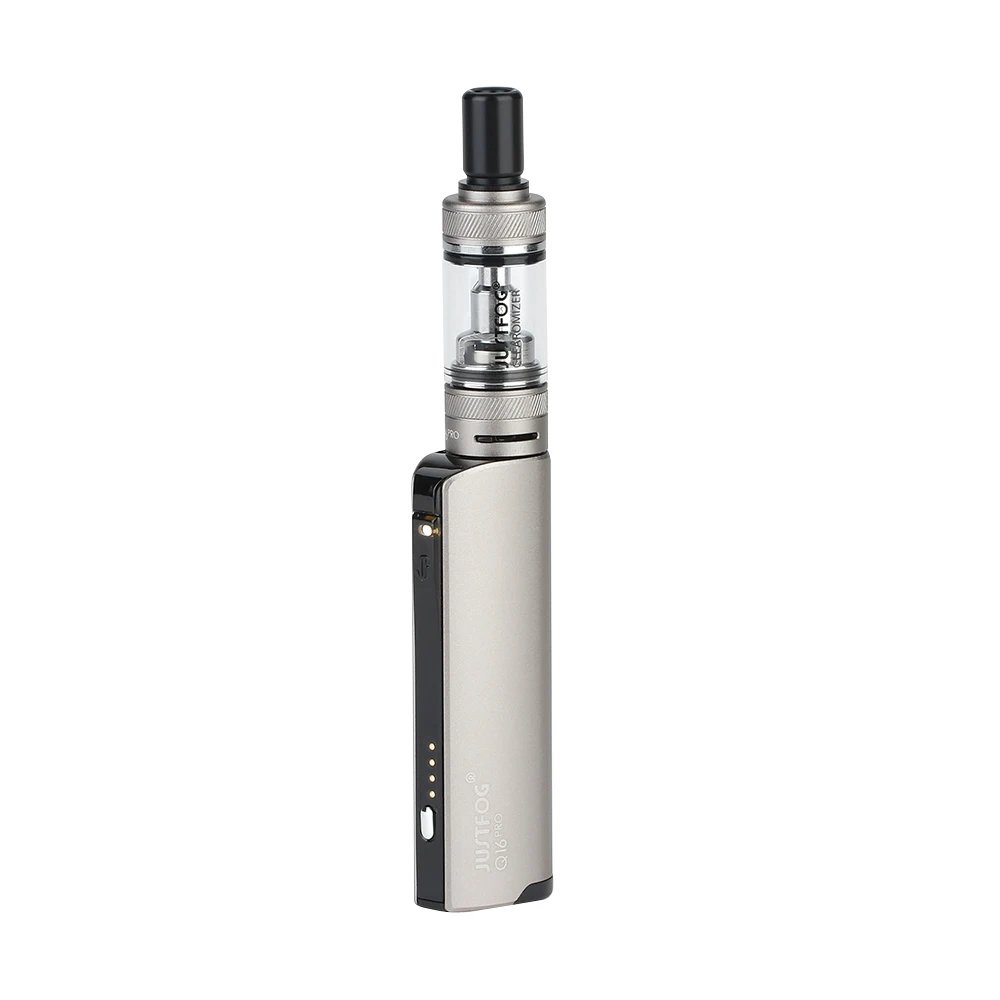Silver Q16 pro Горячо! JUSTFOG Q16 и JUSTFOG Q16 Pro стартовый комплект wi/900 мАч батарея 1,9 мл бак вейп-комплект электронной сигареты Vs MINIFIT - Цвет: Silver Q16 pro