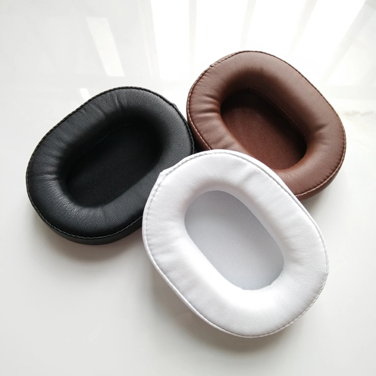 1 Pair Faux Leather/Velvet Earpads Cushion Cover Ear Pads for Sony Audio Technica Replacement Pad Earmuffs | Электроника