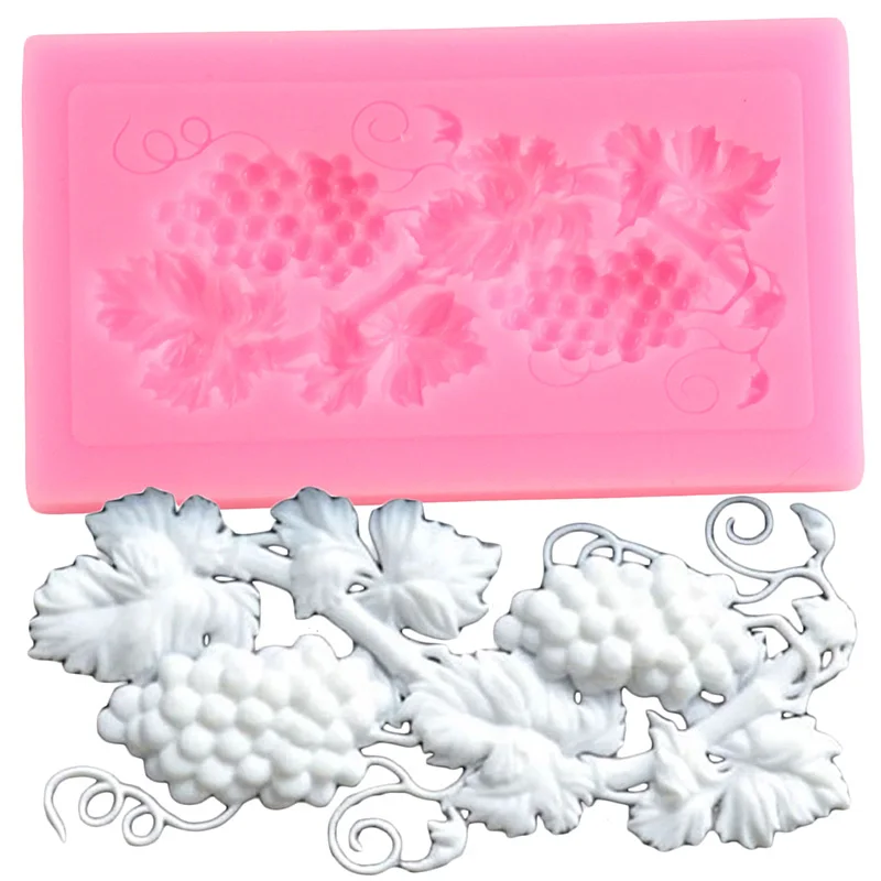 

Сахарные винограда Силиконовая Форма Fondant Mold торт декоративные инструменты форма для шоколадной мастики