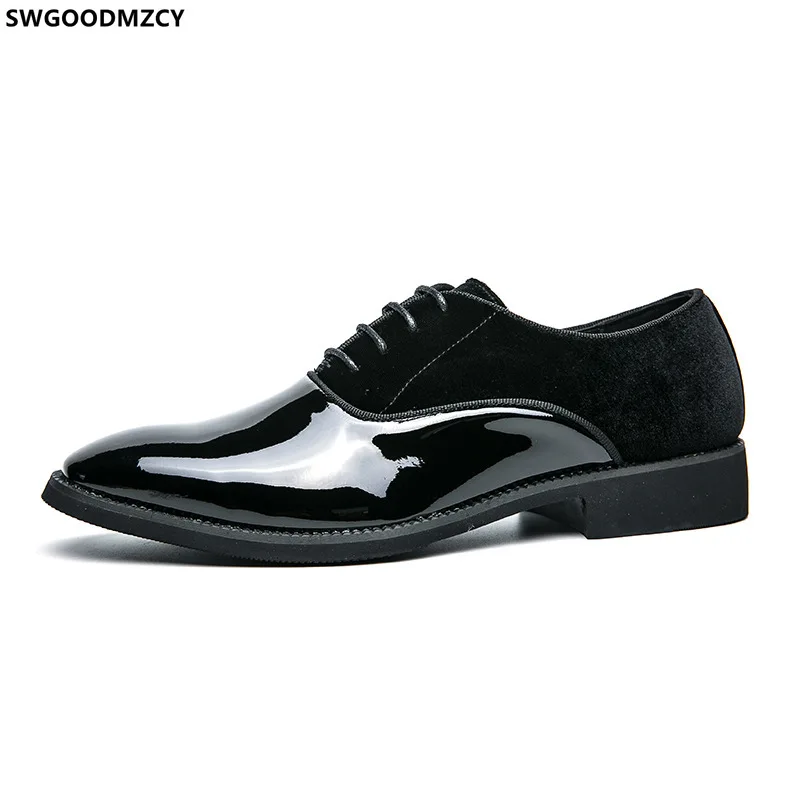 

Patent Leather Shoes for Men Office 2023 Classic Dress Shoes Men Oxford Fashion Shoes Gents Chaussures Pour Homme Zapatos Hombre