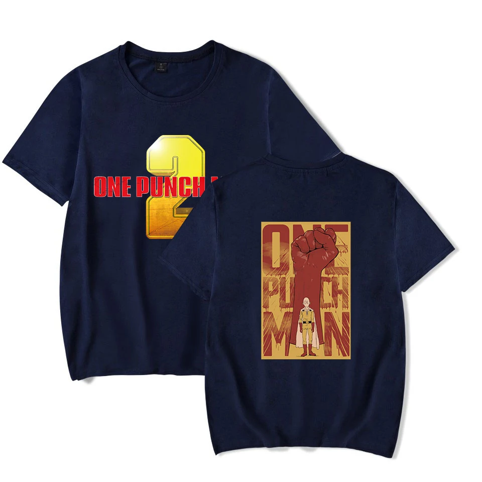 Футболка с аниме One Punch Man модная Винтажная футболка в стиле хип-хоп для мужчин и