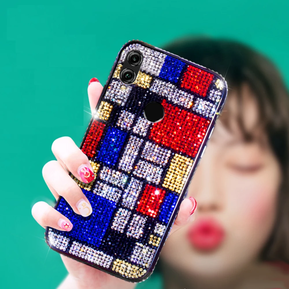 Чехол для телефона YueTuo чехол с блестками и стразами huawei y9 2019 2018 y 9 mate 30 pro lite mate30
