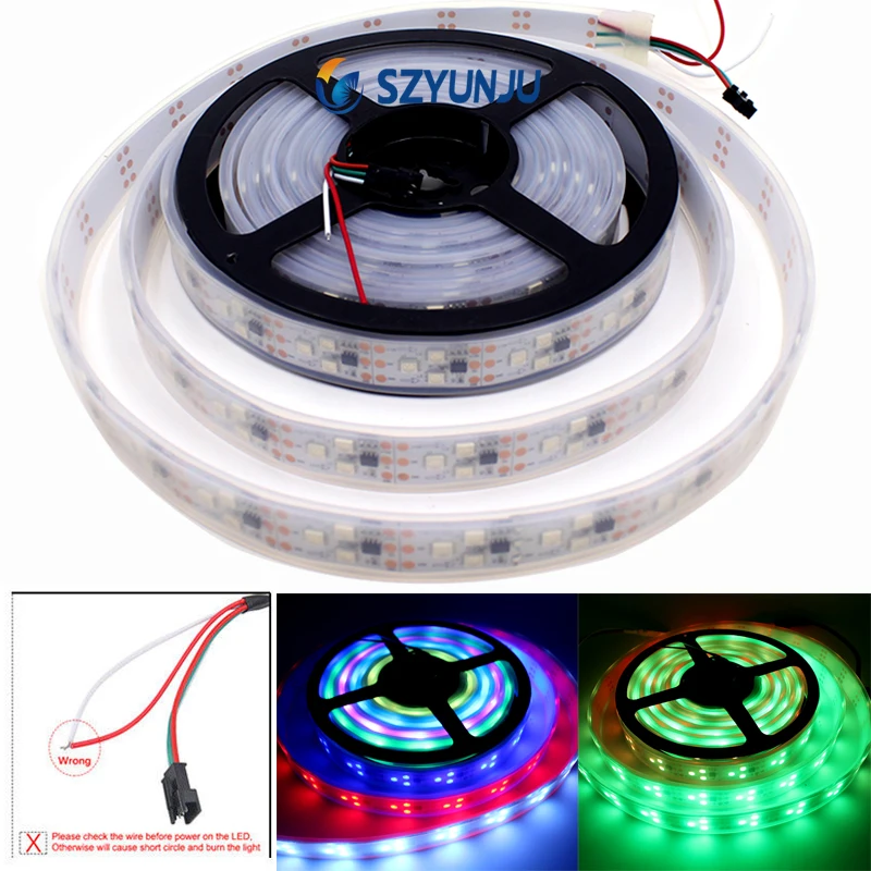 5 м 450 светодиодный s WS2811 16703 90 светодиодный/м DC12V RGB Мечта полноцветный полосы