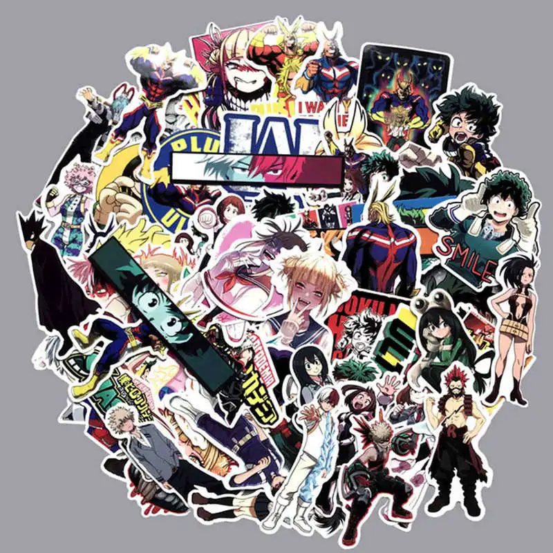70 шт. мой герой академический чемодан наклейки на ноутбук скейтборд Izuku Midoriya все