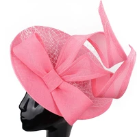kenducky elegant women fascinator hats hair bow big chapeau cap formal occasion on hair clips for women derby cocktail fedora