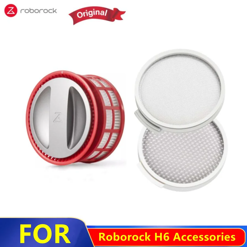 

Original HEPA Filter Parts FOR Roborock H6 Hand Held Vacuum Cleaner Front and Rear Filters Replacement of Accessories