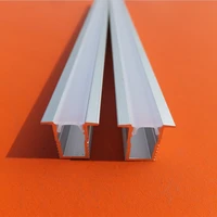 free shipping hot selling embedded 12mm height slim led aluminium profile aluminum strip channel with milkyclear cover