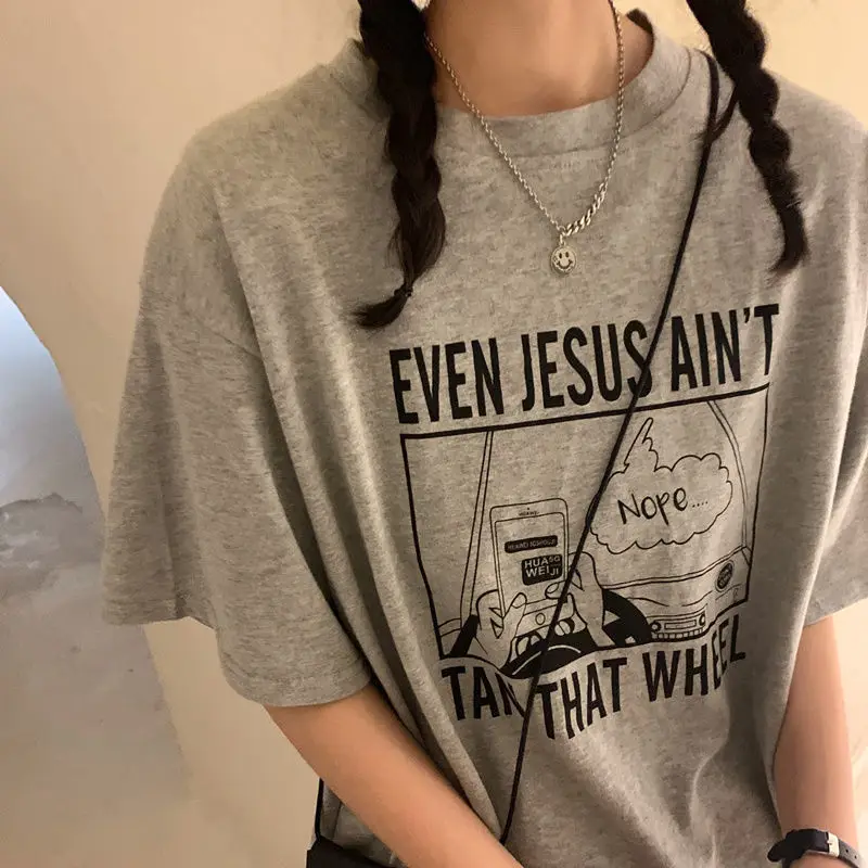 

Print Vintage T-shirt Streetwear tops shirt clothes Women top Tee y2k mujer gothic Tshirt Harajuku Sleeve T Shirt
