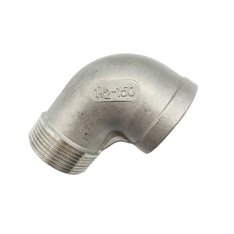 

304/316 stainless steel male and female screw thread 90 degree right angle elbow water pipe Inner and outer wire elbow joint