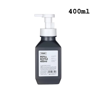 400ml carbon black Бутылка для жидкого мыла диспенсер для жидкого мыла мусс жидкая пена сделать бутылка лосьона бутылка геля для душа для ванной комнаты/кухни - Цвет: 400ml carbon black