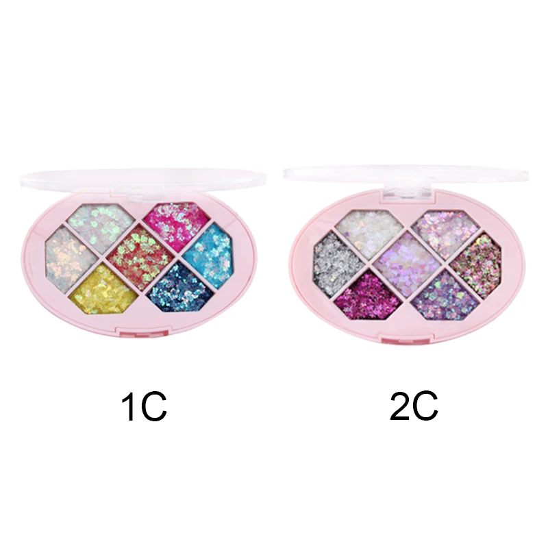 Блестящие тени для век мерцающие украшения лица пигмент тела блеск глаз