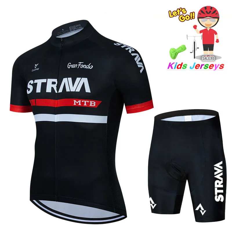 

Летняя Детская веломайка STRAVA, Спортивная майка с коротким рукавом для горных велосипедов, дышащая и быстросохнущая велосипедная одежда, ве...
