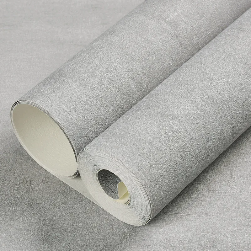 

Нордическая цементная серая текстурная обойма рулон однотонные обои В индустриальном стиле Первичная цветная Настенная Наклейка аксессуа...
