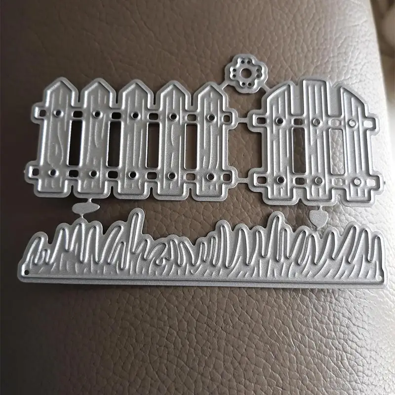 Металлический Сталь трава забор цветочного сада трафаретная пресс-форма для DIY