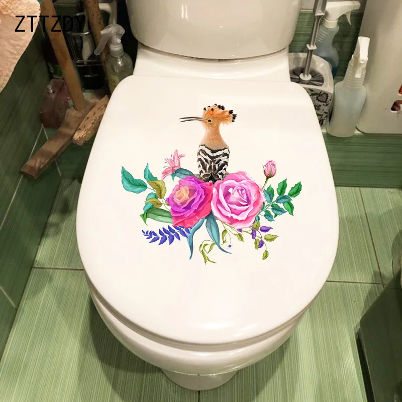 ZTTZDY 24 6 × 21 9 см удод творческий мультфильм наклейки для стены в гостиной красивый