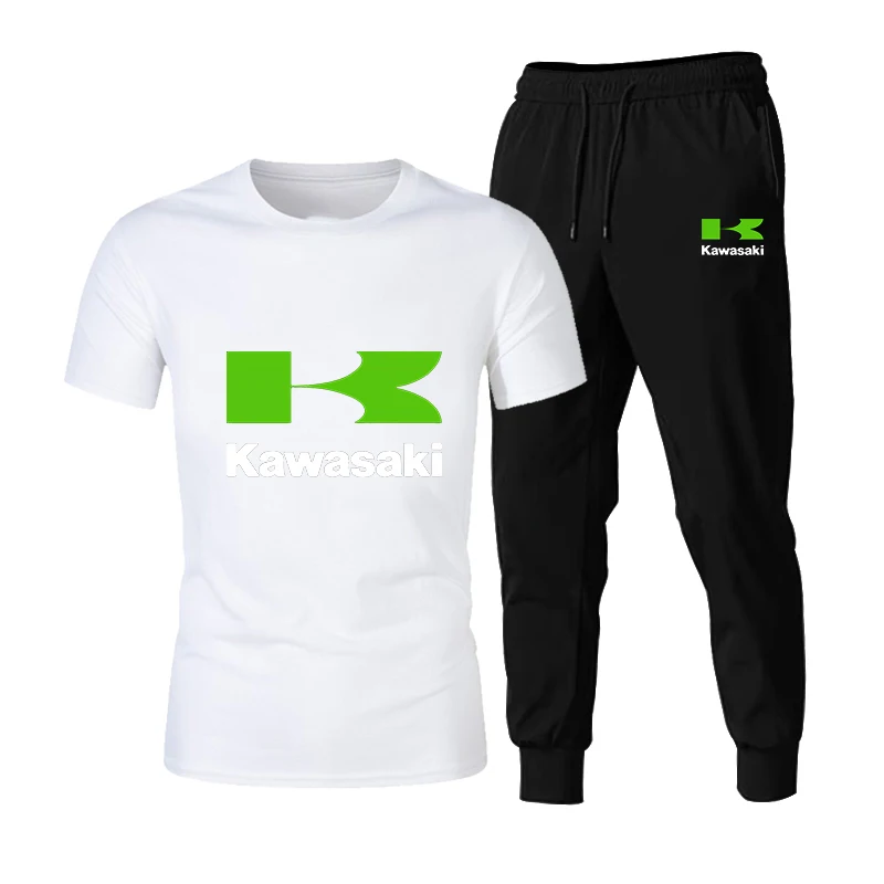 

Summer best-selling men's T-shirt suit breathable basketball fitness uniform short sleeve + men's pants men's casual suit
