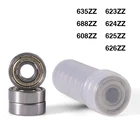 10 шт. 608ZZ двойной экранированный Миниатюрный с высоким содержанием углерода Сталь однорядные 608ZZ ABEC-7 шариковый подшипник с глубоким жёлобом 8*22*7 8x22x7 мм