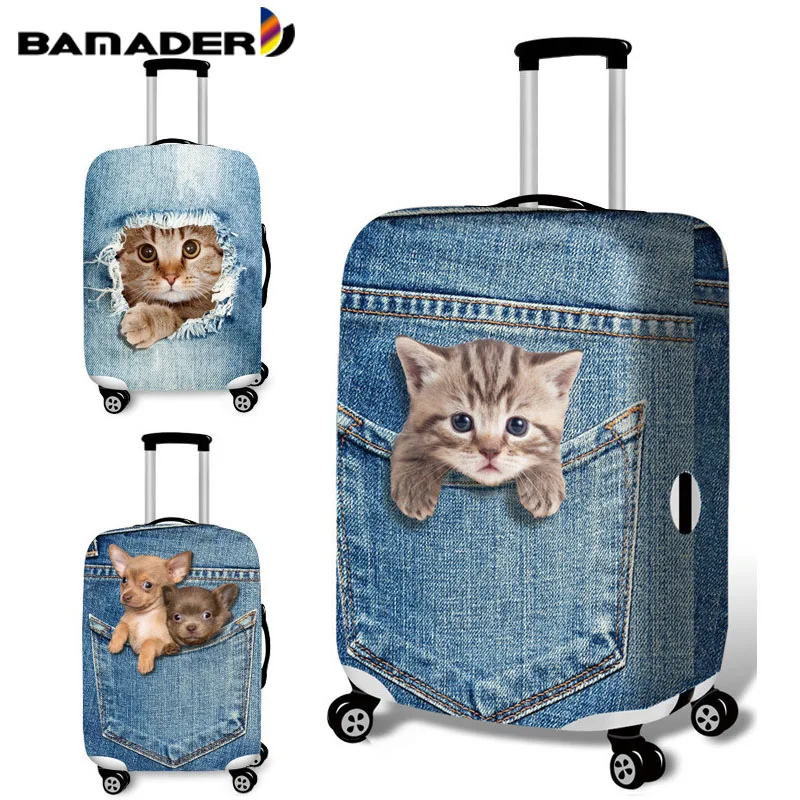 BAMADER эластичный толстый багажный чехол на колесиках багажные принадлежности