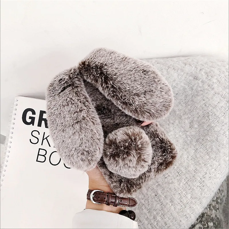 

Velvet Protective Cover A8 plus and Rabbit Doll Shape