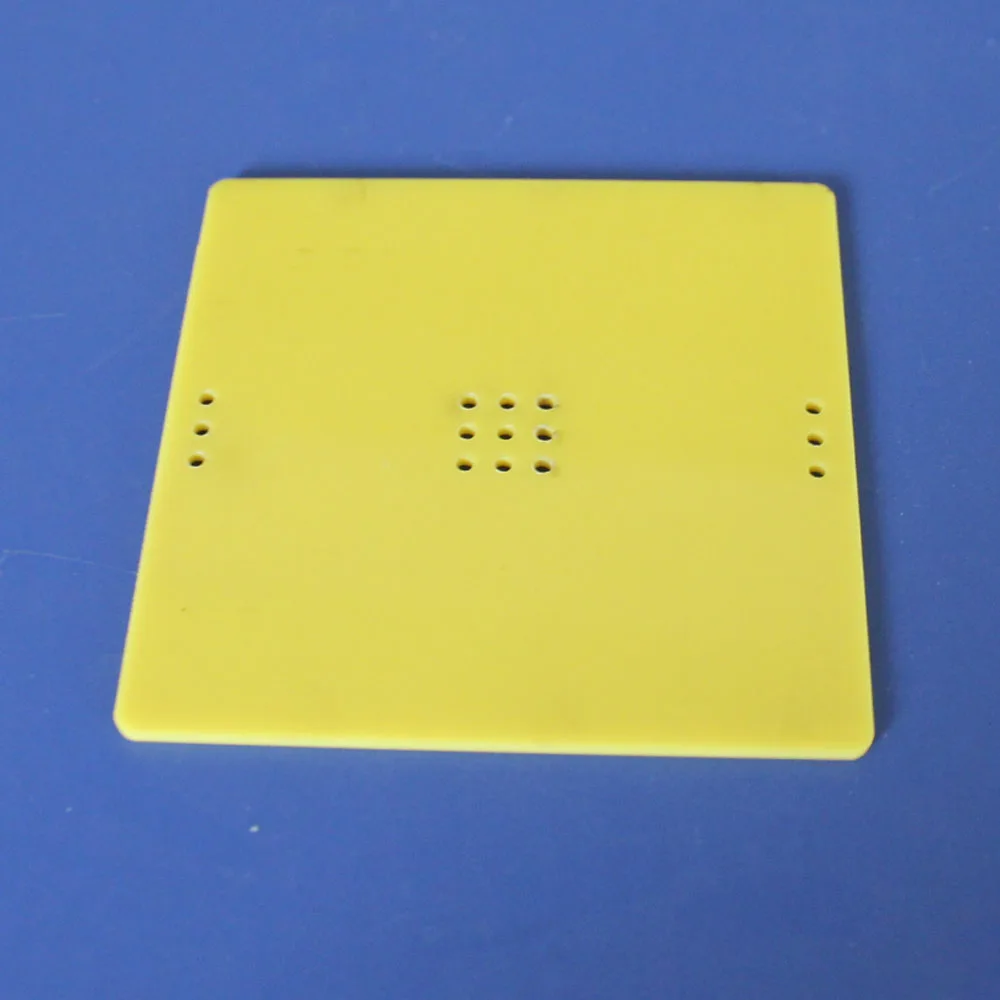9090 panel technology small production table lamp fan base science DIY material plastic plate with holes | Дом и сад
