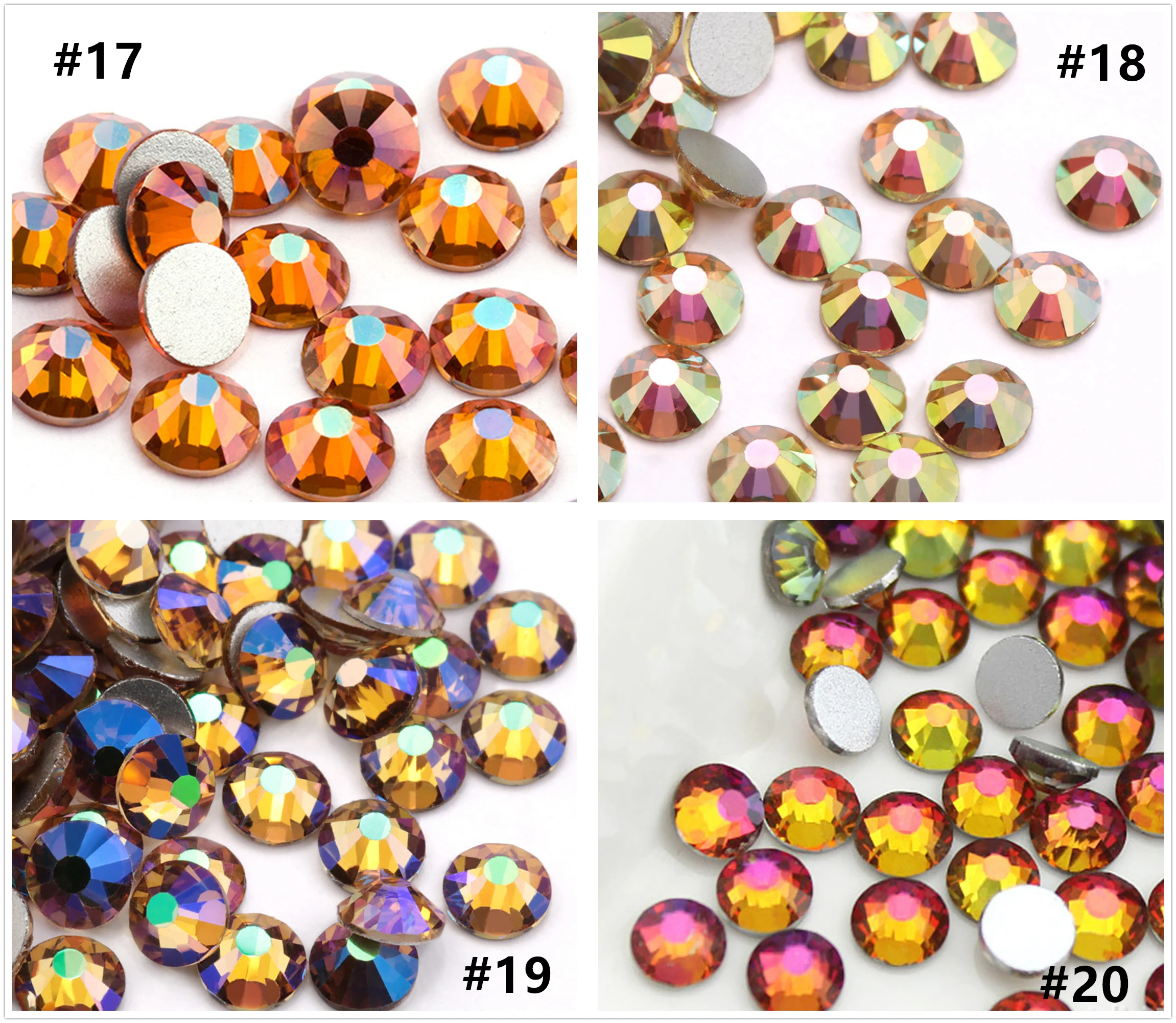 1440 шт. блестящие украшения из искусственной смолы|Ювелирная фурнитура и