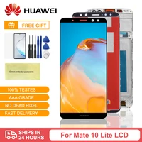 original 5 9 for huawei mate 10 lite lcd with frame rne l01 l02 l03 lcd display touch screen mate 10 lite nova 2i display lcd