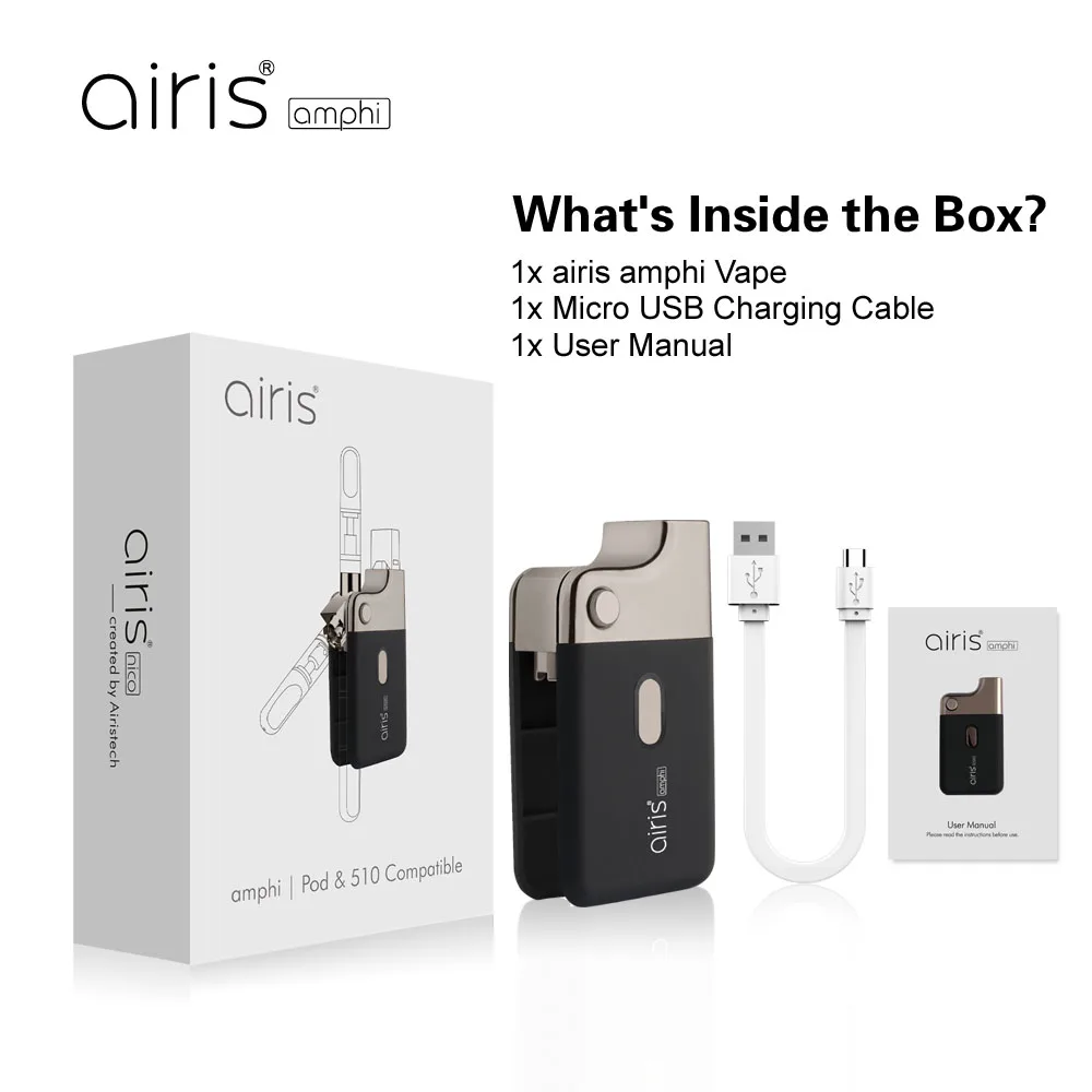 AIRISTECH airis amphi испаритель аккумуляторной батареи для CBD масла портативный вейп