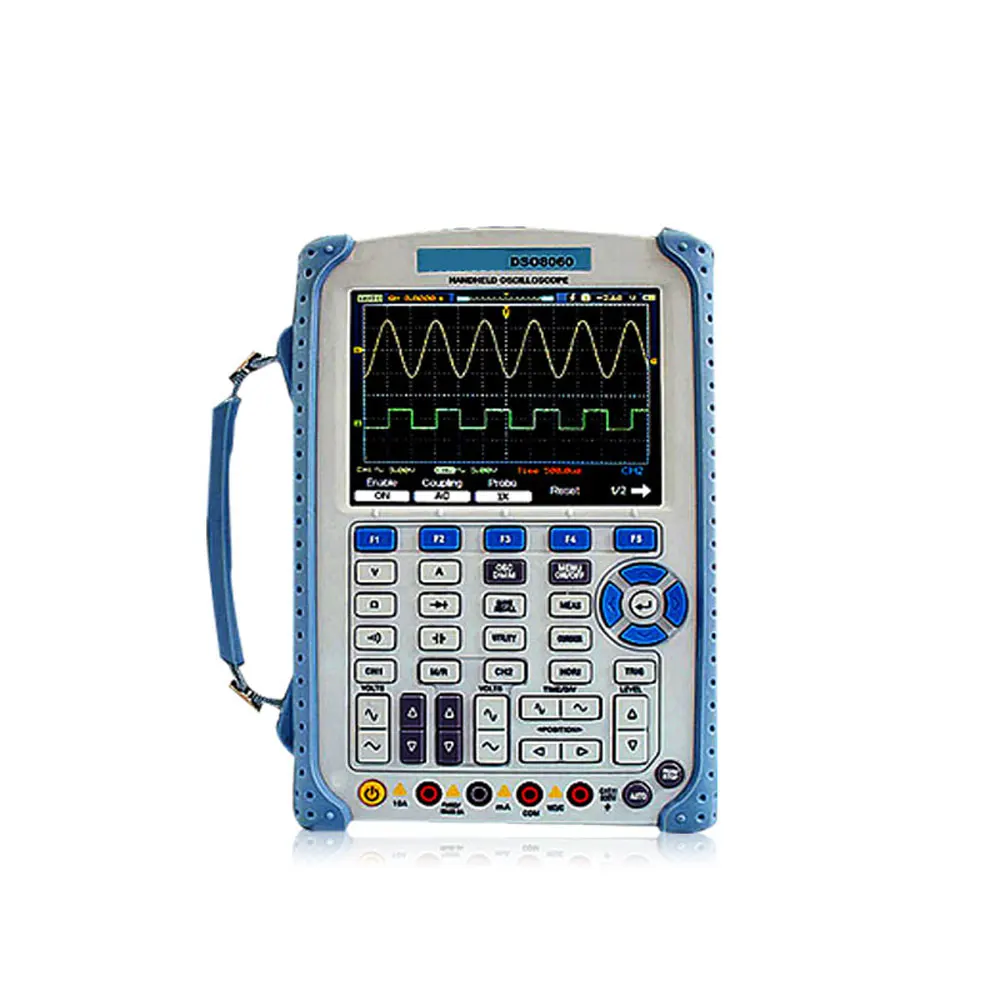 

Handheld Dual-Channel Oscilloscope DSO8060 Spectrum Analysis Multimeter 250MSa/S 60MHZ Any Signal Source/Frequency Counter